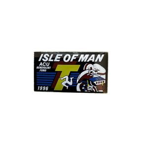Vintage Motorcycle Pin 1996 Isle Of Man Metal Collectable ACU Racing